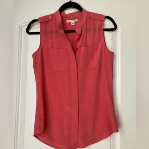 Banana Republic 100% Silk button down blouse